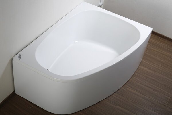 Ванна Kolpa San CHAD 170x120 L акриловая на каркасе со сливом переливом