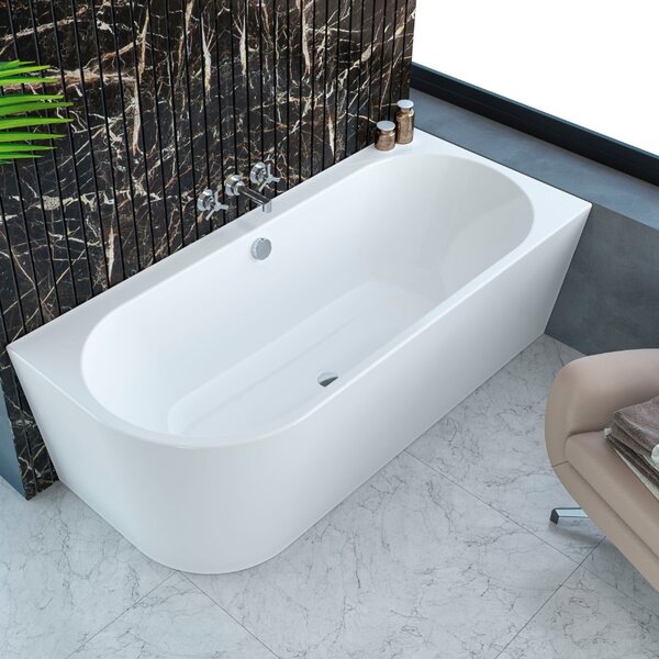 Ванна Kolpa San DREAM SP 170x75 L NEW акриловая на каркасе со сливом переливом
