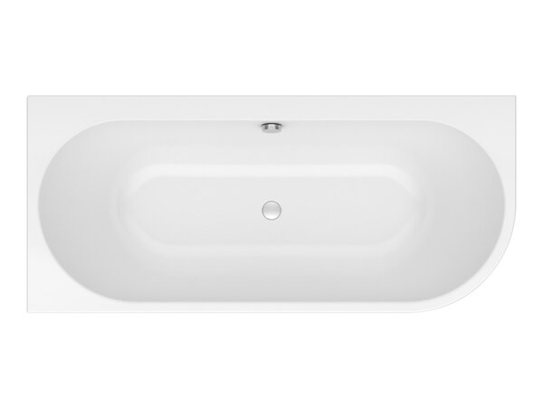 Ванна Kolpa San DREAM SP 170x75 D NEW акриловая на каркасе со сливом переливом