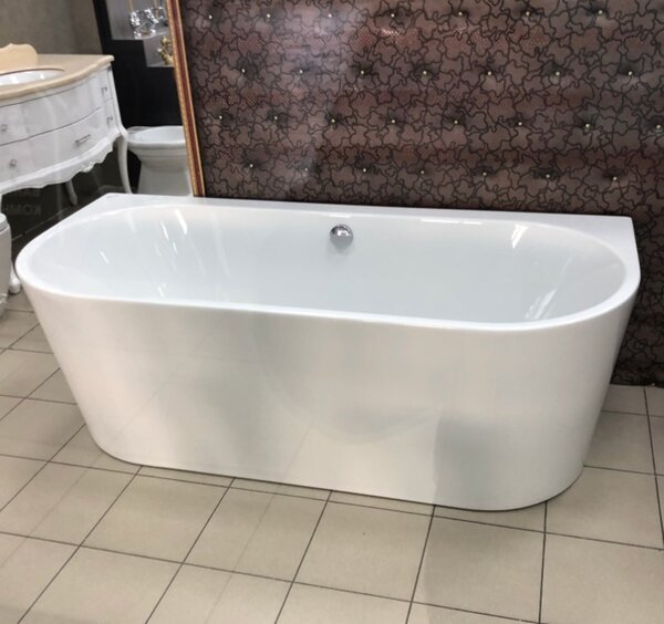 Ванна Kolpa San DREAM SP 170x75 акриловая на каркасе со сливом переливом