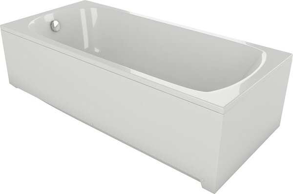 Ванна акриловая АКВАТЕК Ника 160х75 NIK160-0000001