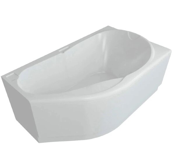 Акриловая ванна Акватек Таурус TAR170-0000129 R 170x100 см, с каркасом, с экраном, со сливом-переливом