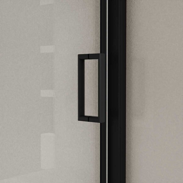 Душевая дверь Vincea Сити (City) VDS-5CT130CLB 130x195 см, профиль черный матовый. Размер регулировки 1270-1310 мм