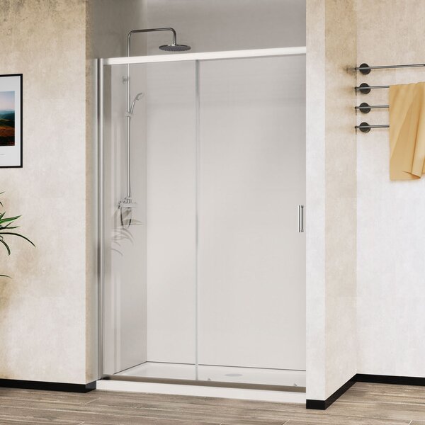 Душевая дверь Vincea Сити (City) VDS-5CT110CL 110x195 см, профиль хром. Размер регулировки 1070-1110 мм