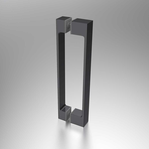 Душевая дверь Vincea Альфа (Alpha) VDP-3AL700CLGM 70x195 см, профиль вороненая сталь. Размер регулировки 680-700 мм