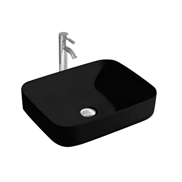 Раковина накладная Aquatek ВЕГА AQ5515-MB 500*390*130мм, черный матовый