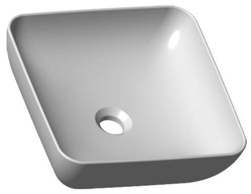 Керамическая раковина Ravak UNI 380 S SLIM XJX01138001