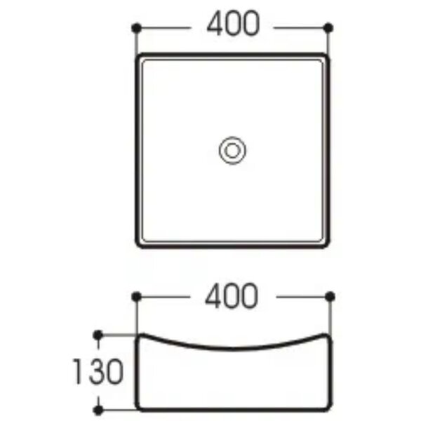 Раковина-чаша Aquatek 40 AQ5516-00 400*400*130