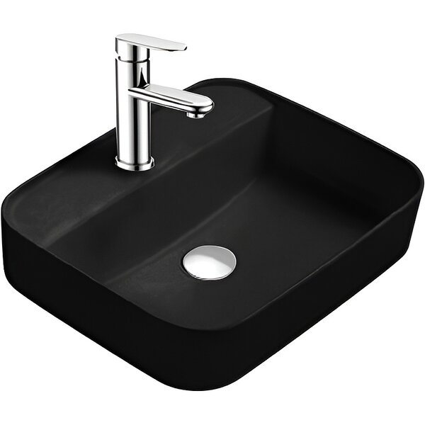 Раковина накладная Aquatek ВЕГА AQ5506-MB 500*395*140мм, черный матовый