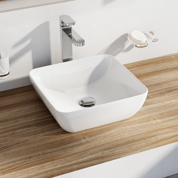 Керамическая раковина Ravak UNI 380 S SLIM XJX01138001