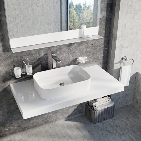 Раковина Ravak CERAMIC 550 R SLIM белый XJX01155002