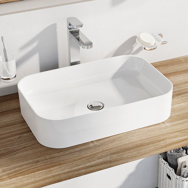 Раковина Ravak CERAMIC 550 R SLIM белый XJX01155002