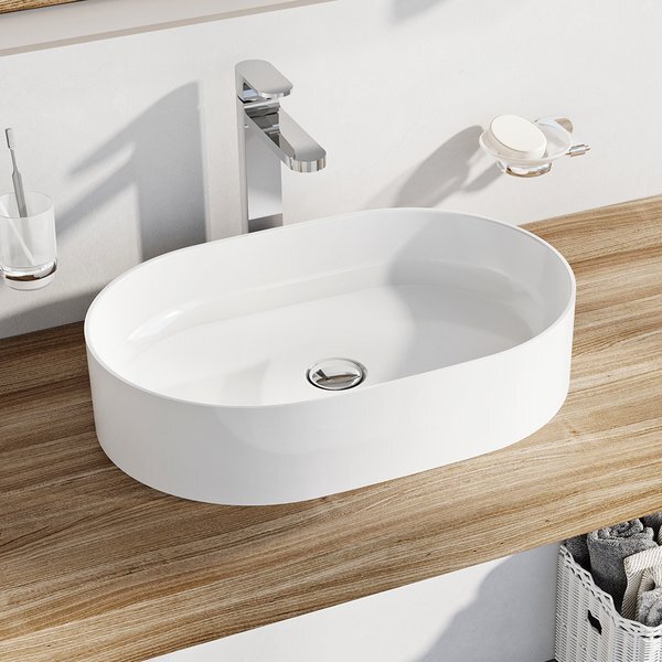 Раковина Ravak CERAMIC 550 O SLIM белый XJX01155001