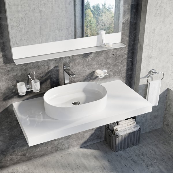 Раковина Ravak CERAMIC 550 O SLIM белый XJX01155001