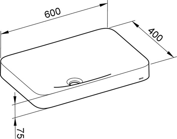 Раковина Keuco 31570317500 EDITION 400