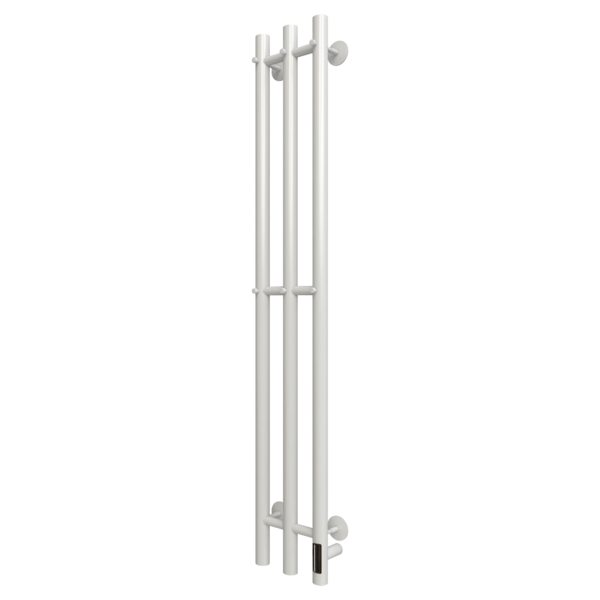 Полотенцесушитель Электрич. с/т GROIS TRIO GR-138 190х1200 П3 RAL 9016 R белый матовый