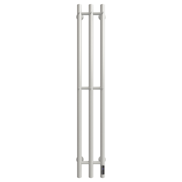 Полотенцесушитель Электрич. с/т GROIS TRIO GR-138 190х1200 П3 RAL 9016 R белый матовый
