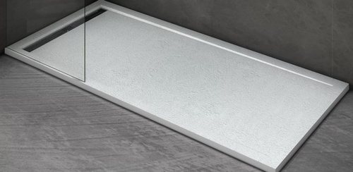 Душевой поддон Cezaes TRAY-AS-AH-100/80-30-W из искусственного мрамора