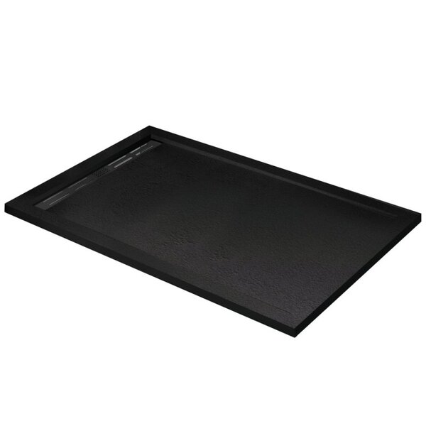 Душевой поддон Cezares TRAY-AS-AH-120/90-30-NERO из искусственного мрамора