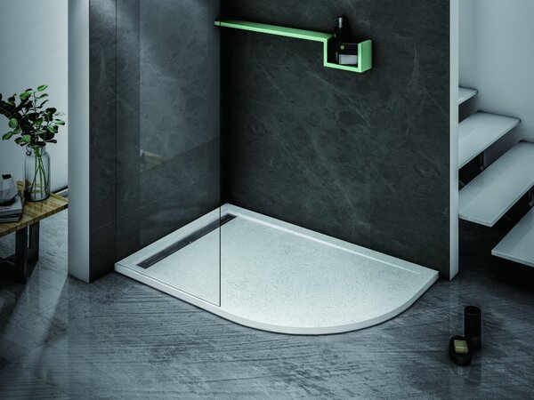 Душевой поддон Cezares TRAY-AS-RH-100/80-30-W-L 100х80 см