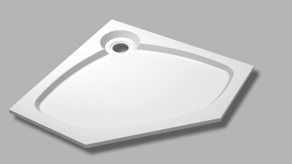 Душевой поддон Cezares TRAY-S-P-100-56-W 100х100 см