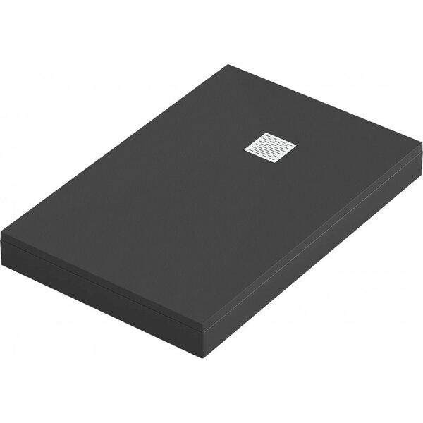 Душевой поддон GOOD DOOR Essentia 170х80 искусственный камень черный
