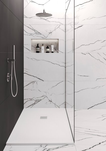 Душевой поддон STAROHOME, SOLID 90х80 WHITE MATT, SOLID