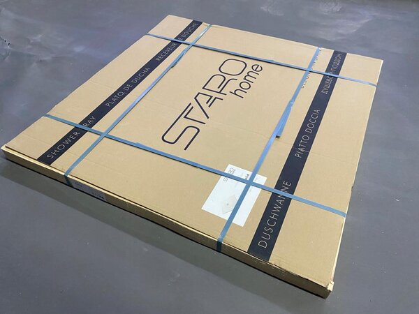 Душевой поддон STAROHOME, SOLID 90х80 WHITE MATT, SOLID