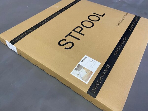 Душевой поддон STAROHOME, LITE 100х80 WHITE MATT, LITE