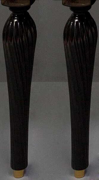 Ножки DENTI 35 см черные (пара) Armadi Art 848-B-35
