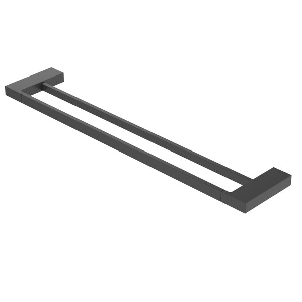Полотенцедержатель двойной CEZARES SLIDER-THD-60-NOP Черный матовый