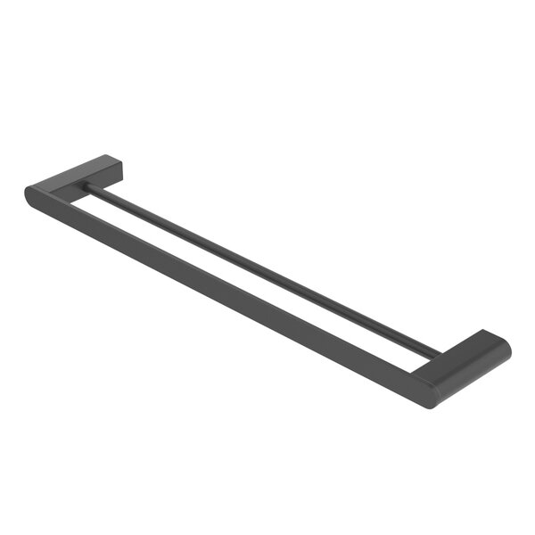 Полотенцедержатель двойной CEZARES STYLUS-THD-60-NOP Черный матовый