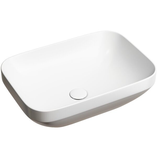 Раковина Ceramicanova прямоугольная (цвет Белый Матовый) Element 500*359*145мм