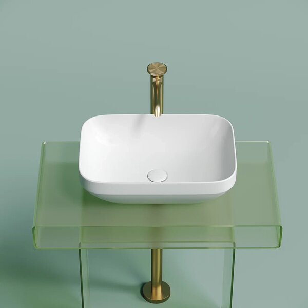Раковина Ceramicanova прямоугольная (цвет Белый Матовый) Element 500*359*145мм