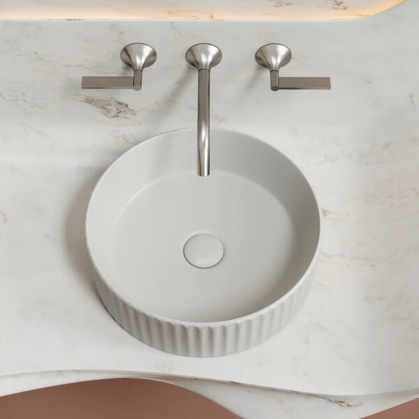 Раковина Ceramicanova круглая (цвет Серый Матовый) Element 360*360*115мм