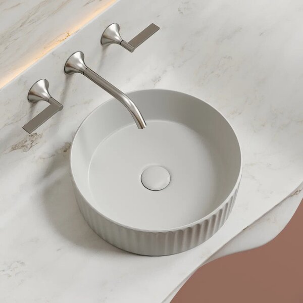 Раковина Ceramicanova круглая (цвет Серый Матовый) Element 360*360*115мм