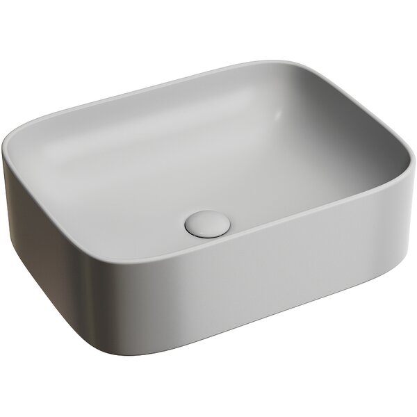 Раковина Ceramicanova прямоугольная (цвет Серый Матовый) Element 505*380*150мм