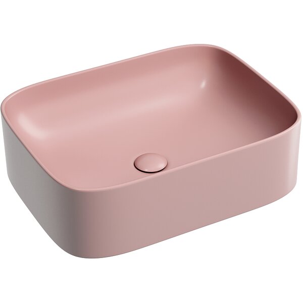 Раковина Ceramicanova прямоугольная (цвет Розовый Матовый) Element 505*380*150мм