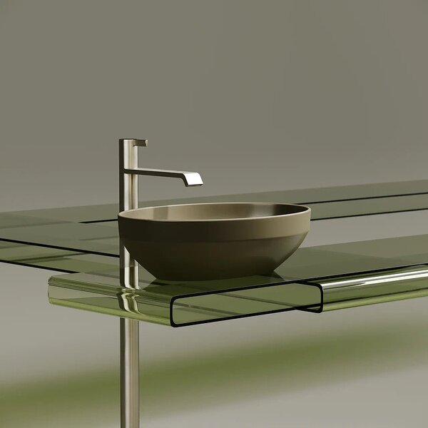 Раковина Ceramicanova овальная (цвет Капучино Матовый) Element 502*363*145мм