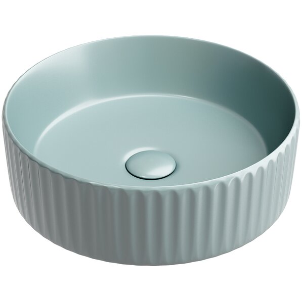 Раковина Ceramicanova круглая (цвет Зеленый Матовый) Element 360*360*115мм