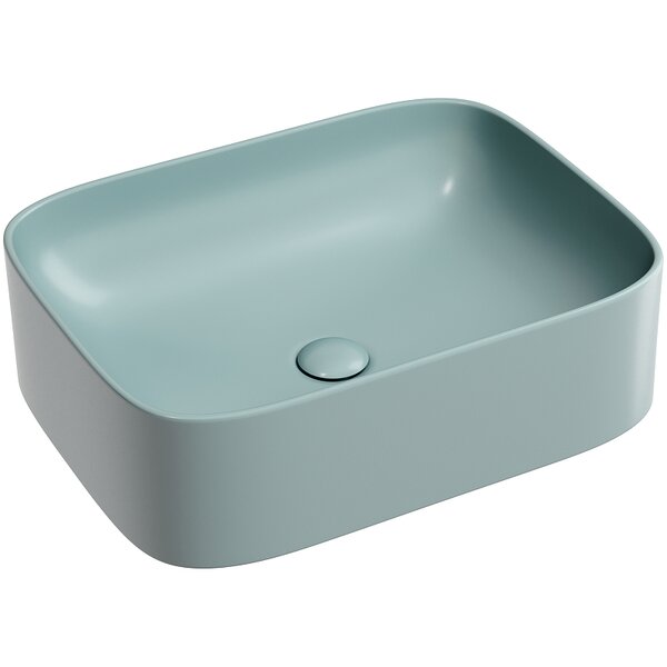 Раковина Ceramicanova прямоугольная (цвет Зеленый Матовый) Element 505*380*150мм