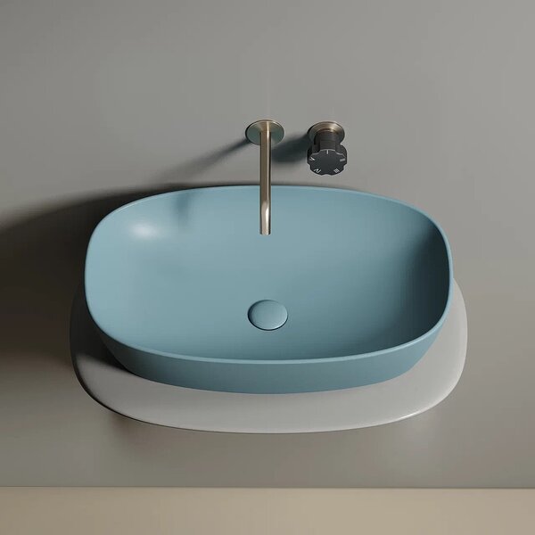 Раковина Ceramicanova овальная (цвет Зеленый Матовый) Element 600*380*138мм