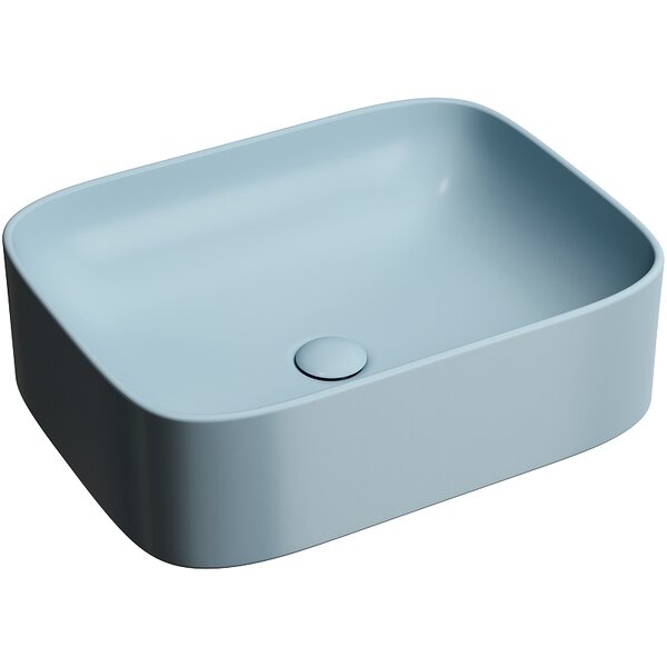 Раковина Ceramicanova прямоугольная (цвет Голубой Матовый) Element 505*380*150мм