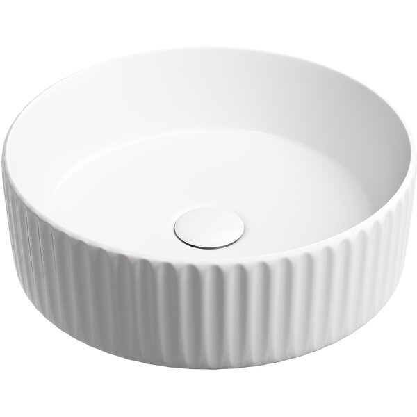Раковина Ceramicanova круглая (цвет Белый Матовый) Element 360*360*115мм