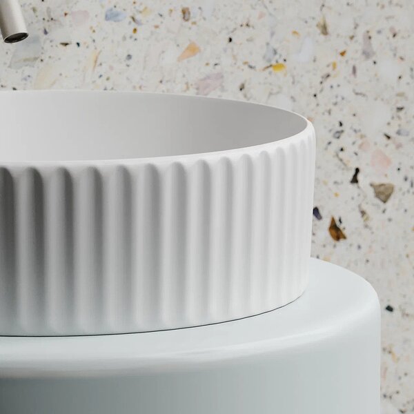 Раковина Ceramicanova круглая (цвет Белый Матовый) Element 360*360*115мм