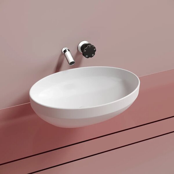 Раковина Ceramicanova овальная (цвет Белый Матовый) Element 502*363*145мм
