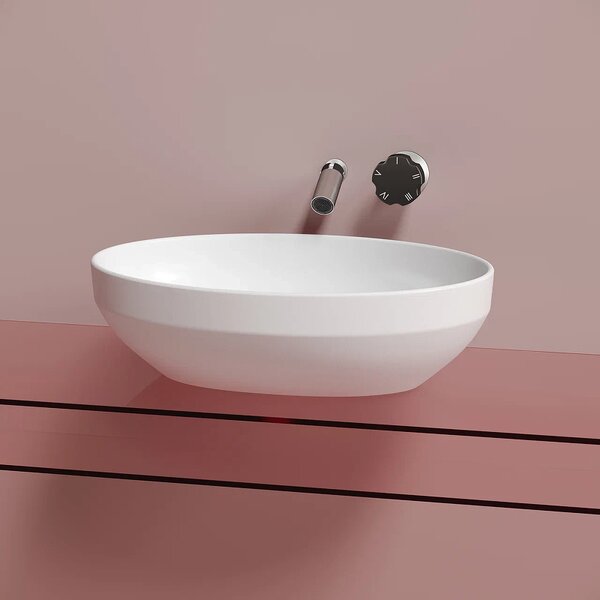 Раковина Ceramicanova овальная (цвет Белый Матовый) Element 502*363*145мм