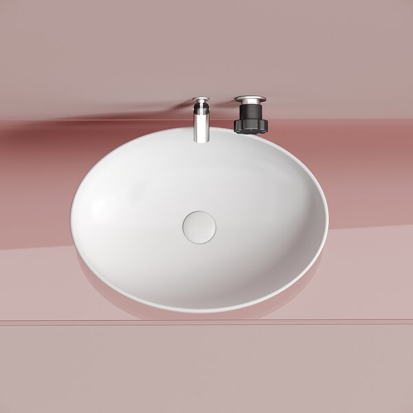 Раковина Ceramicanova овальная (цвет Белый Матовый) Element 502*363*145мм