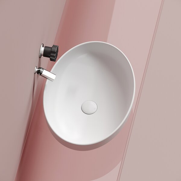 Раковина Ceramicanova овальная (цвет Белый Матовый) Element 502*363*145мм