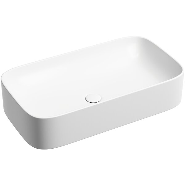 Раковина Ceramicanova прямоугольная (цвет Белый Матовый) Element 705*380*150мм